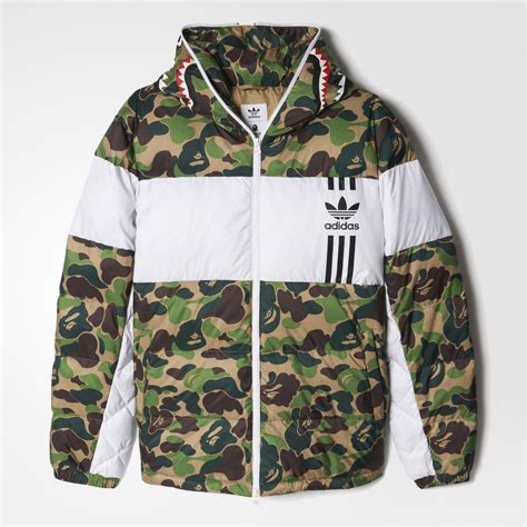 adidas x bape down jacket replica